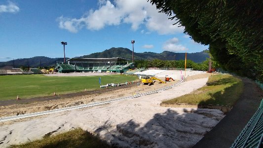 外野拡張工事