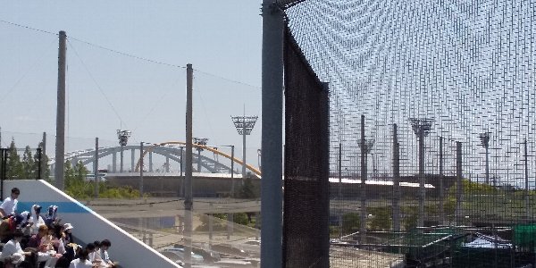 舞洲ベースボールスタジアムが見えます！
